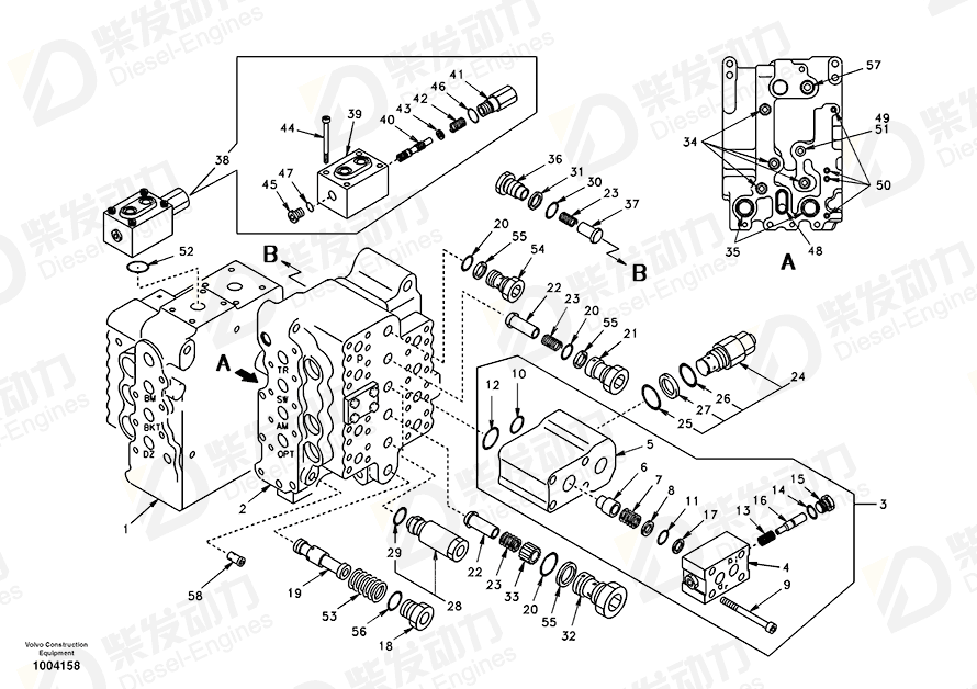 VOLVO Control plunger SA7272-03150 Drawing