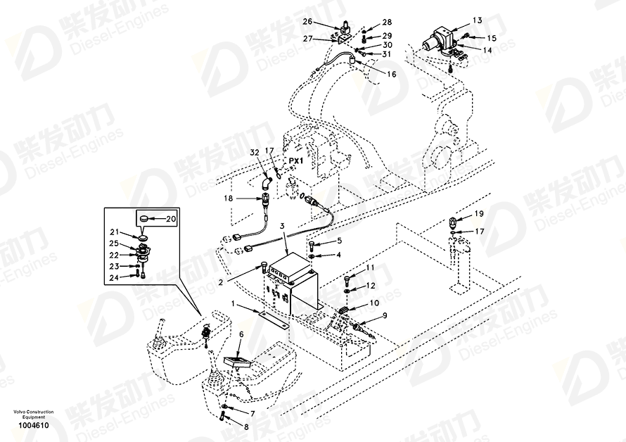 VOLVO Clip 14529309 Drawing