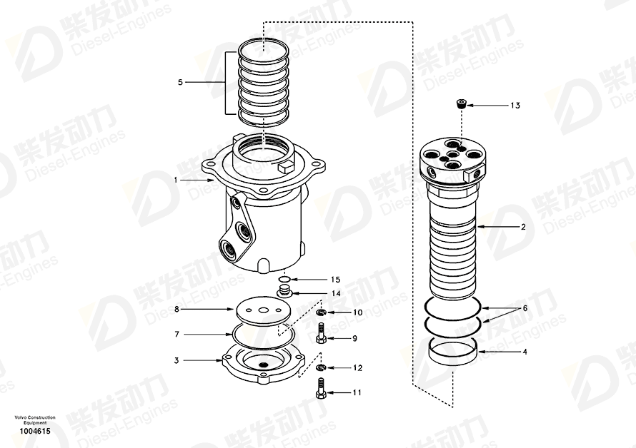 VOLVO Sealing Kit 14502917 Drawing