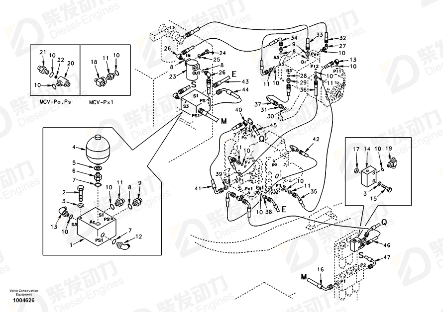 VOLVO HOSE SA9453-02236 Drawing