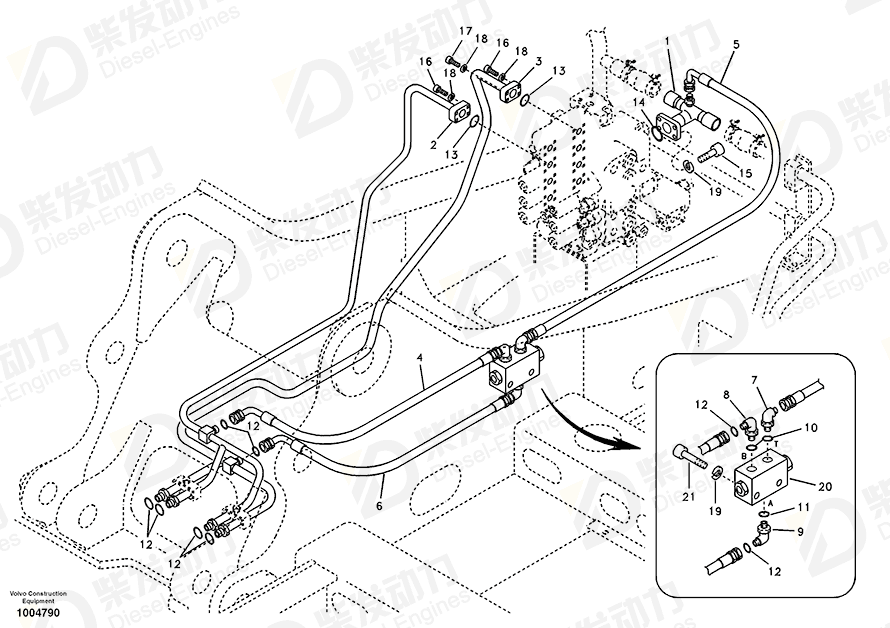 VOLVO ELBOW_90 SA9413-11210 Drawing