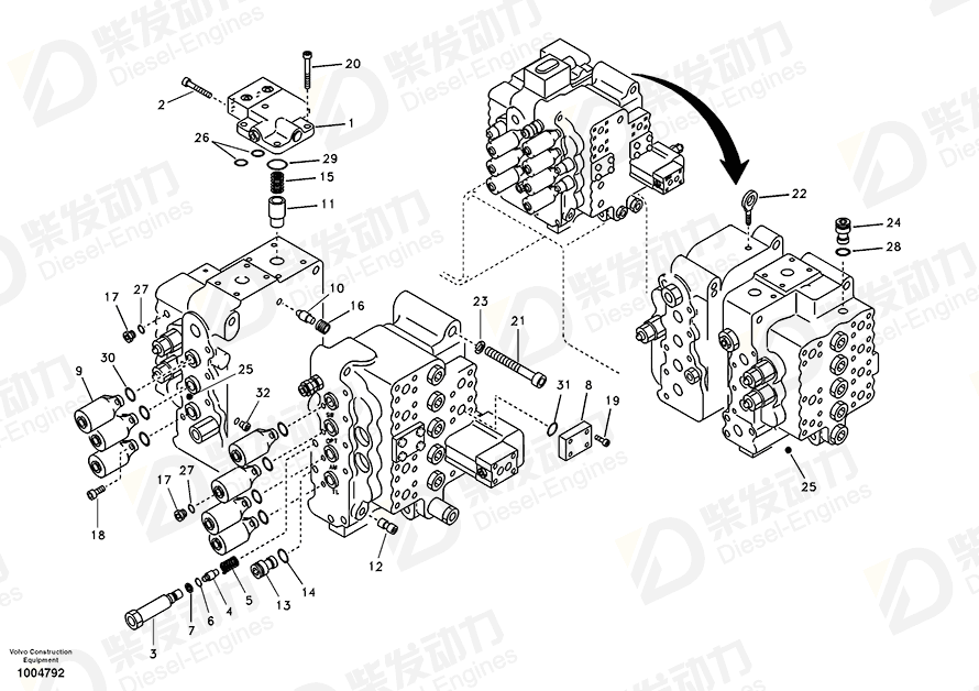 VOLVO Eye bolt SA9031-11200 Drawing