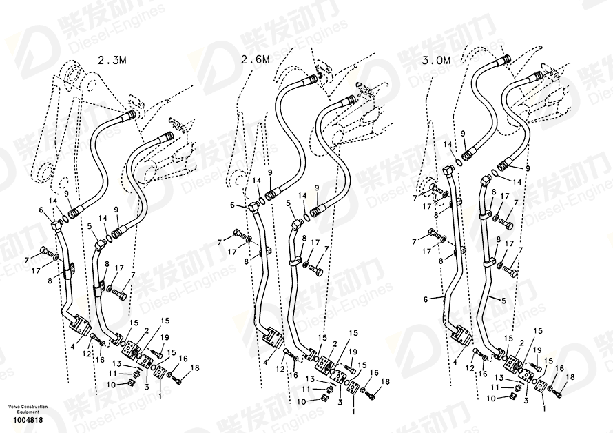 VOLVO Valve 14628543 Drawing