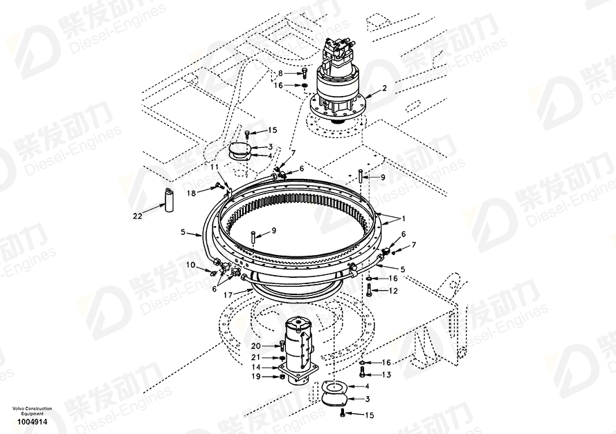 VOLVO Pipe SA1055-01530 Drawing