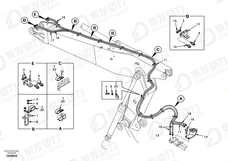 VOLVO Plate SA1174-53330 Drawing
