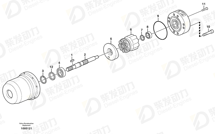 VOLVO Screw 11708454 Drawing