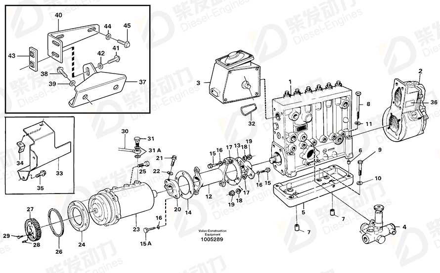 VOLVO Oil line 477980 Drawing