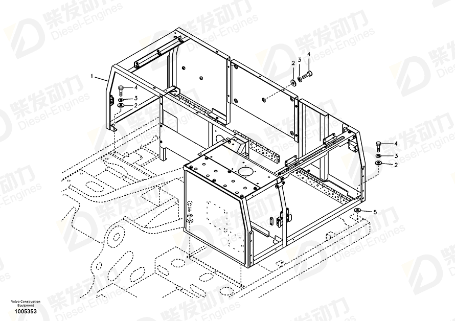 VOLVO Cowl 14515644 Drawing