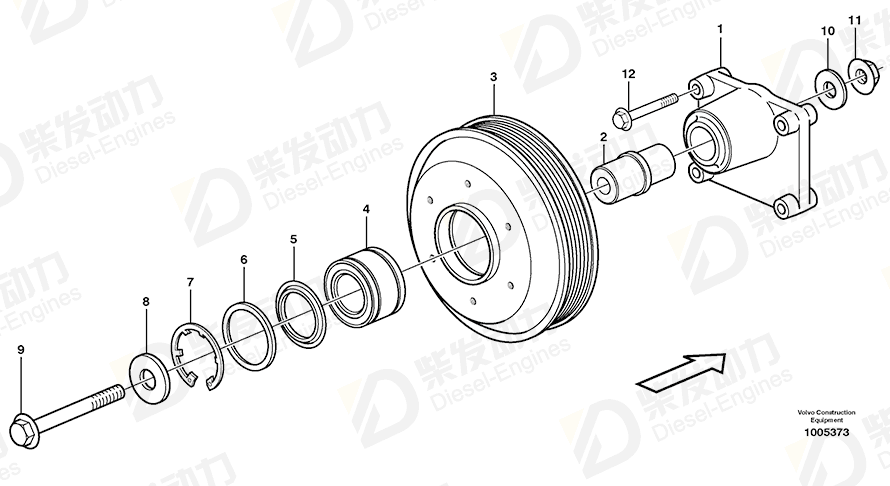 VOLVO Shaft 11031185 Drawing