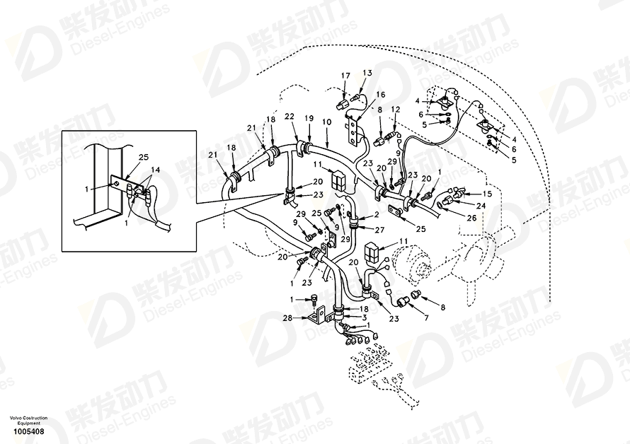 VOLVO Connector SA9411-92930 Drawing VOLVO Connector SA9411-92930 Drawing