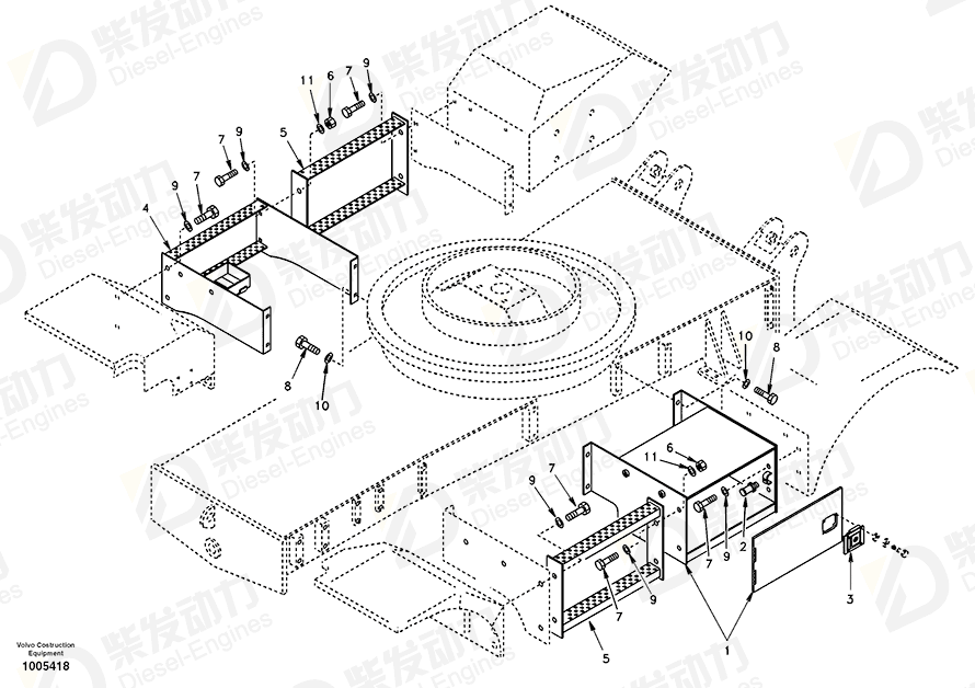 VOLVO Washer SA14880474 Drawing