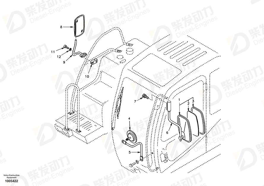 VOLVO Rubber 14517744 Drawing