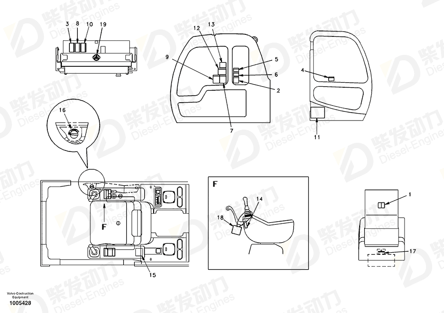VOLVO Decal 14507780 Drawing