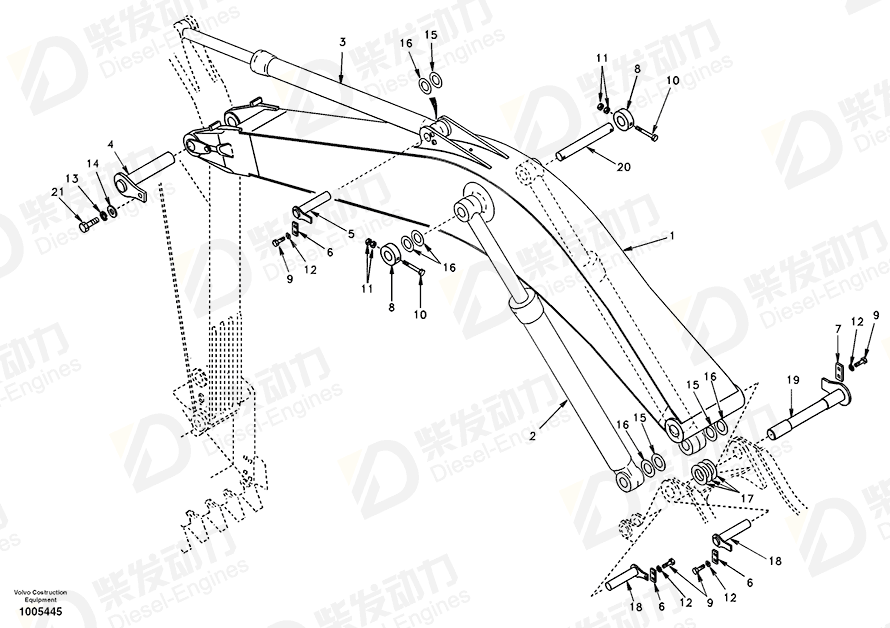 VOLVO Shim SA1173-00600 Drawing