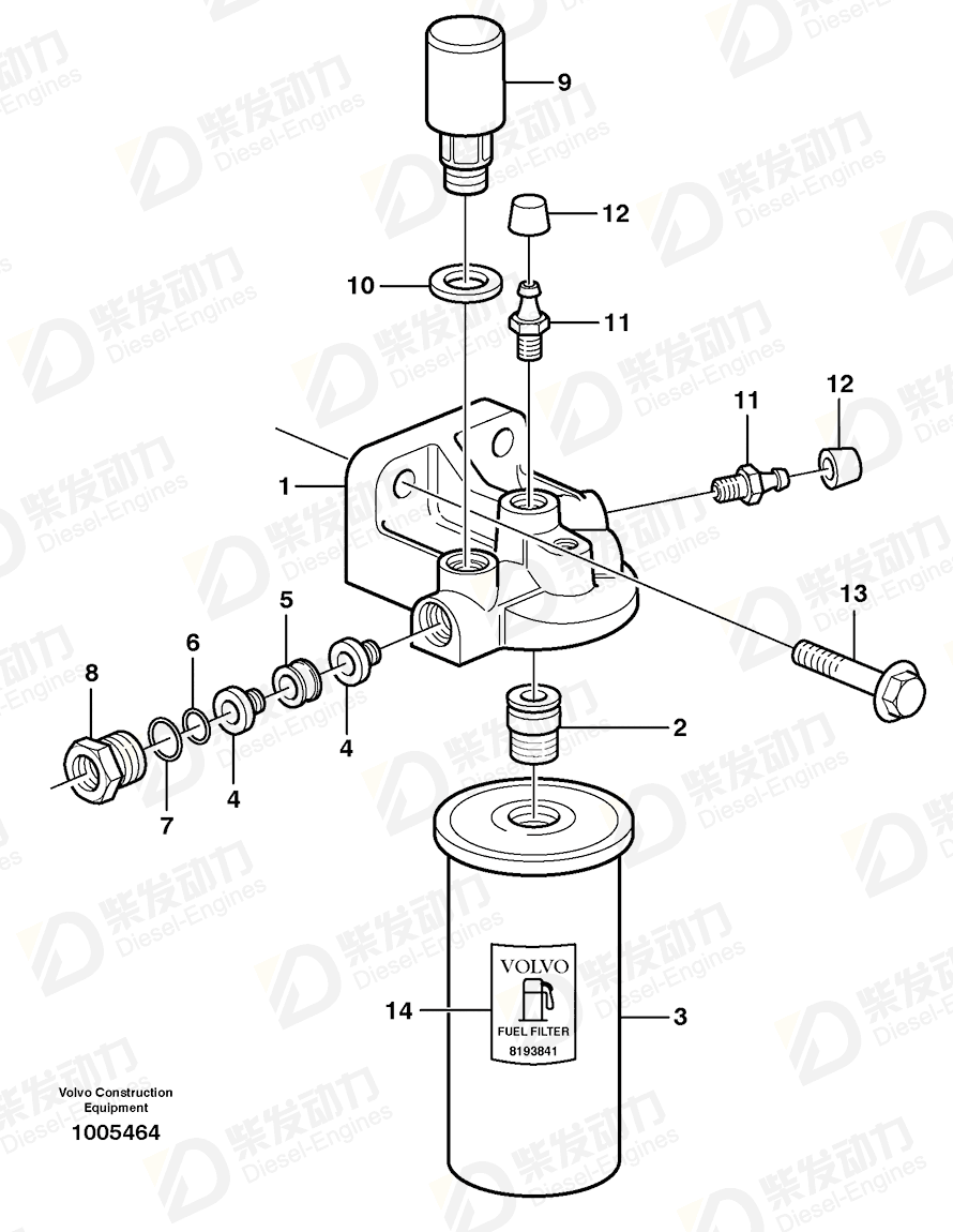 VOLVO Decal 11162915 Drawing