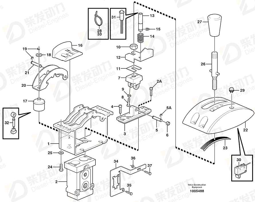 VOLVO Spacer washer 11119028 Drawing