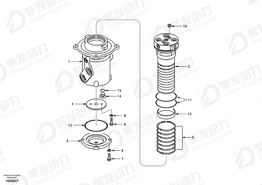 VOLVO Shaft 14514379 Drawing