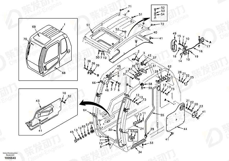 VOLVO Cross recessed screw SA9027-10602 Drawing