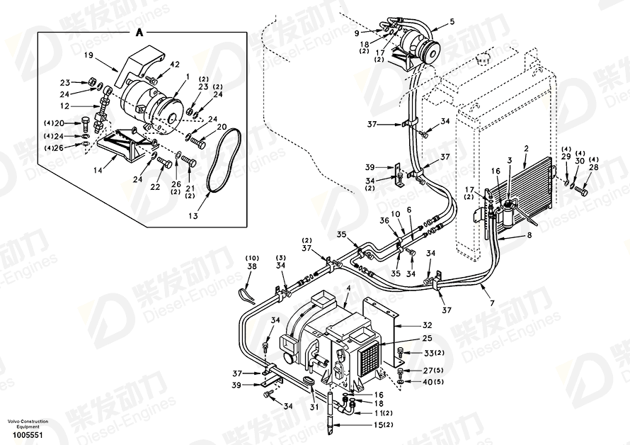 VOLVO Bracket 14500777 Drawing