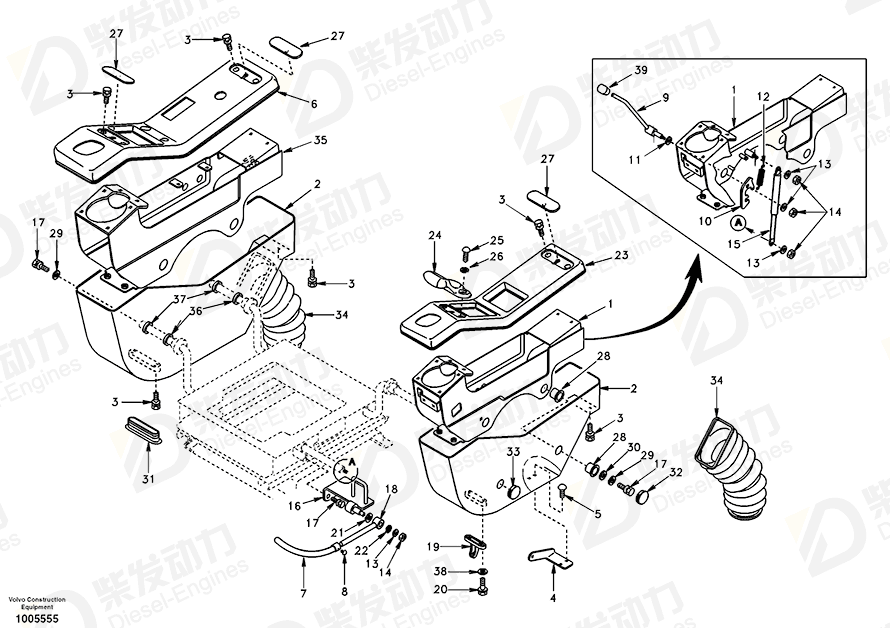 VOLVO Box SA1168-01700 Drawing