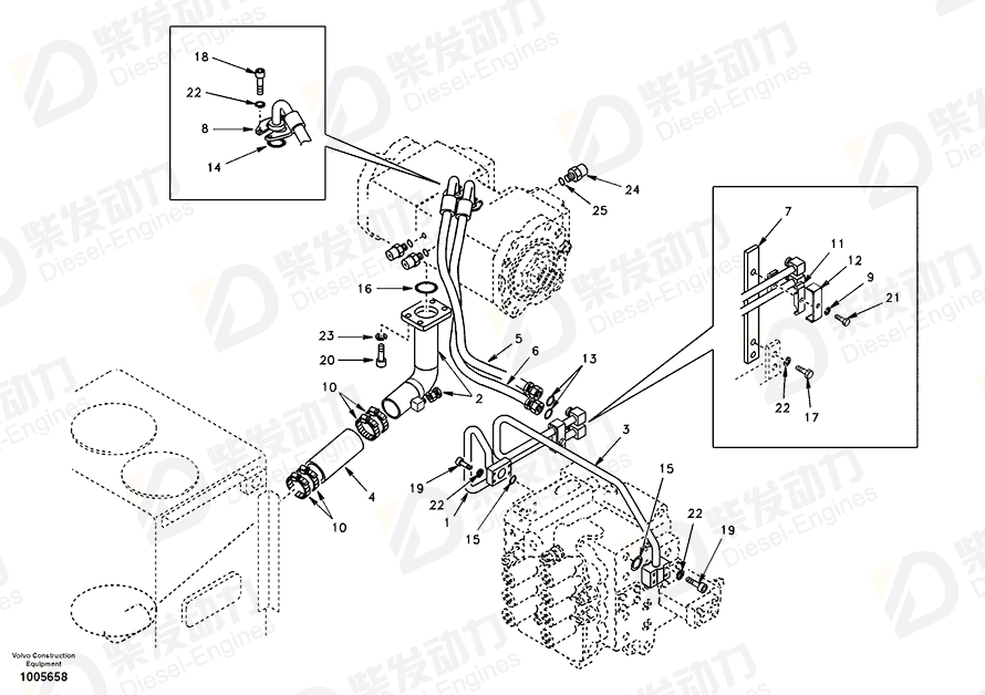 VOLVO Pipe SA1142-03331 Drawing