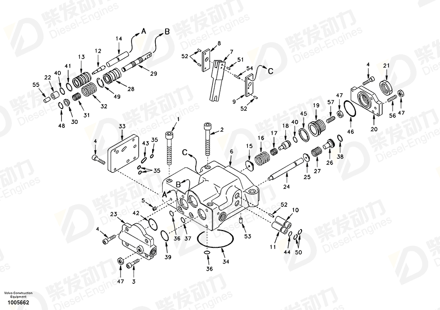 VOLVO Hexagon nut SA9113-10800 Drawing