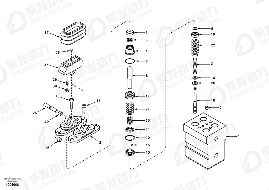 VOLVO Bushing SA8240-03310 Drawing