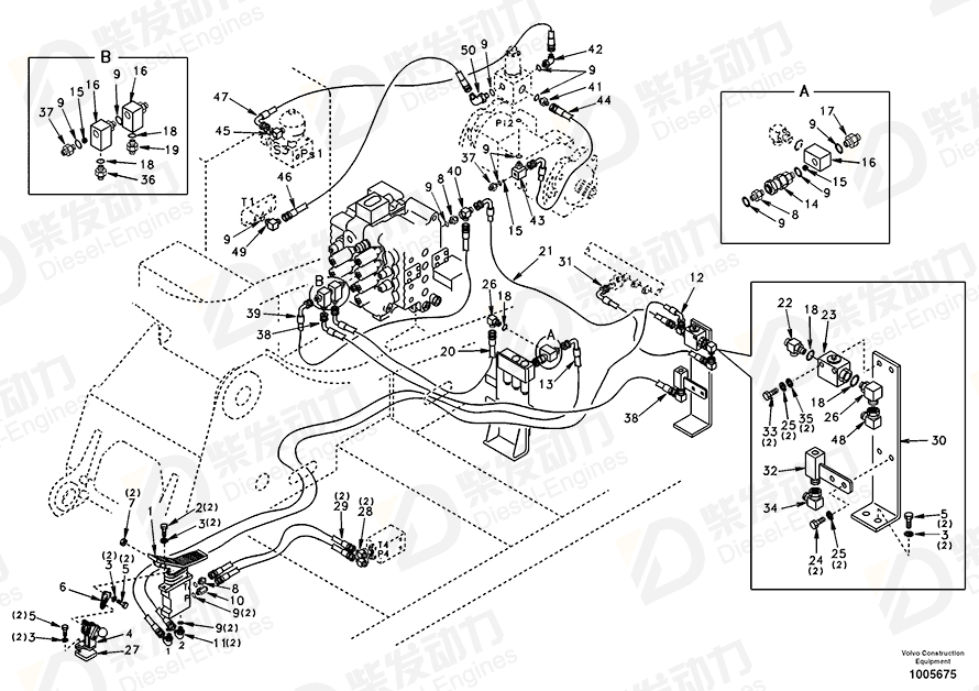 VOLVO Adapter SA9411-96010 Drawing