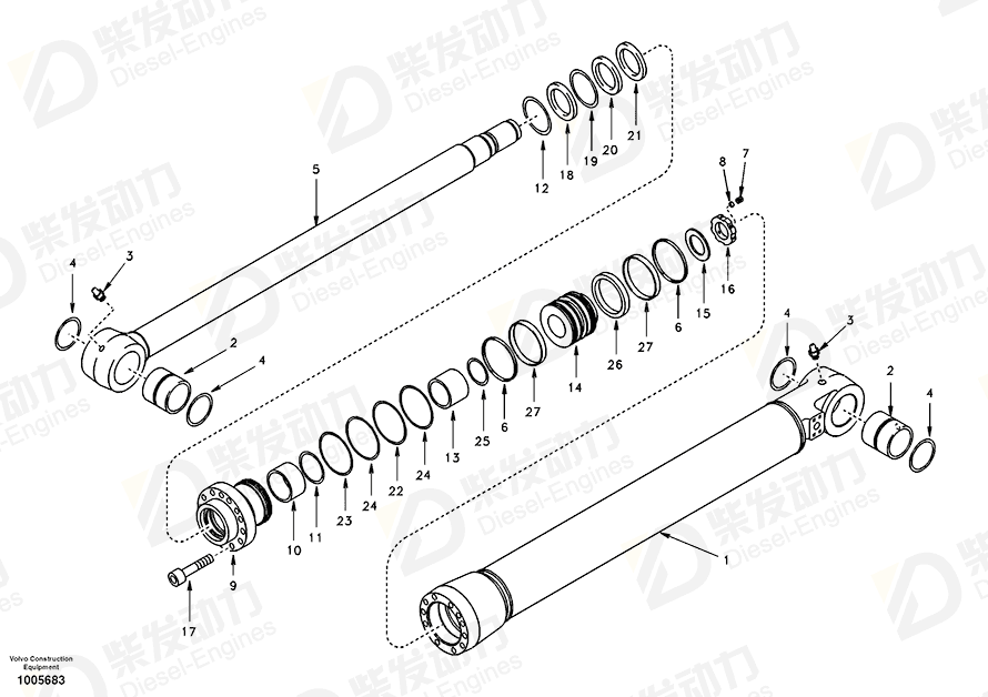 VOLVO Rod SA1146-00530 Drawing