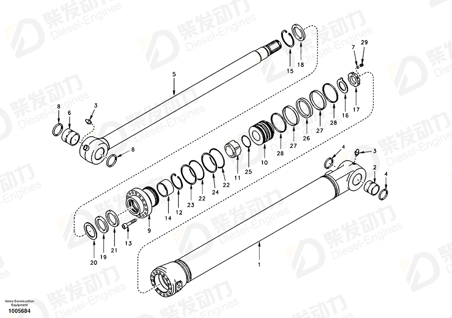 VOLVO Seal SA1146-08070 Drawing