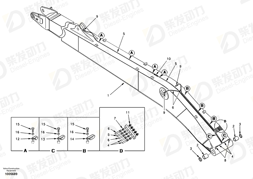 VOLVO CONNECTOR SA9412-43020 Drawing