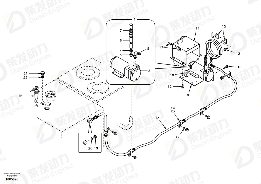 VOLVO Cover SA1128-00750 Drawing VOLVO Cover SA1128-00750 Drawing
