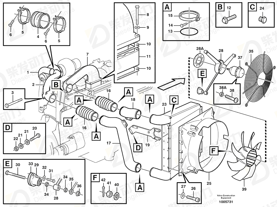 VOLVO Allen Hd Screw 13963711 Drawing