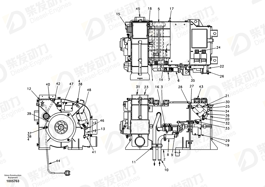 VOLVO Valve SA2025-01870 Drawing VOLVO Valve SA2025-01870 Drawing