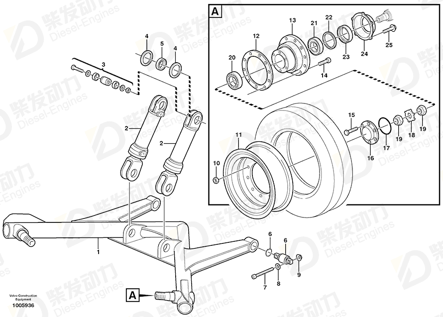 VOLVO Hub 1084053 Drawing