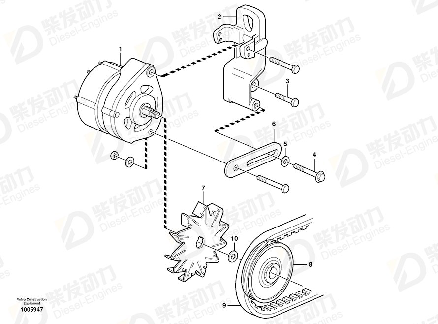 VOLVO Washer 20405802 Drawing