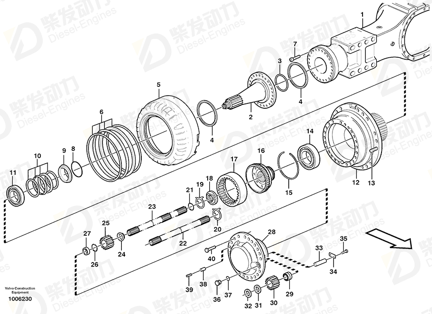 VOLVO O-ring 11708368 Drawing