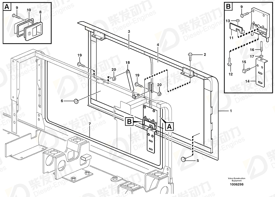 VOLVO Retainer 977591 Drawing
