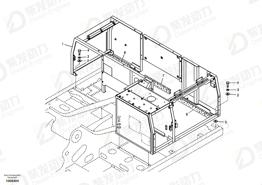 VOLVO Frame 14518026 Drawing
