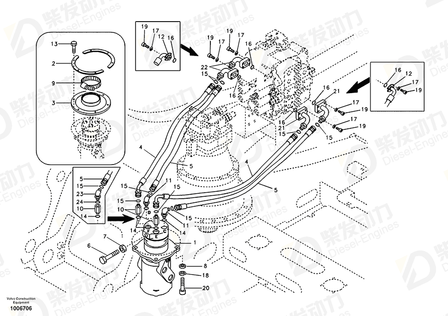 VOLVO HEXAGON SCREW SA9011-22226 Drawing