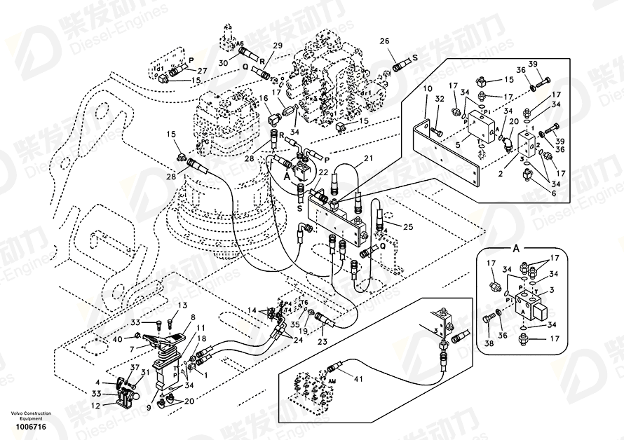 VOLVO Bracket 14513500 Drawing