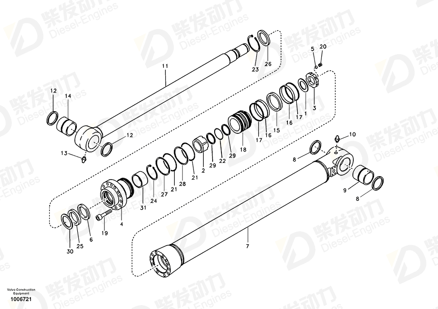 VOLVO Back-up ring SA9566-30800 Drawing VOLVO Back-up ring SA9566-30800 Drawing