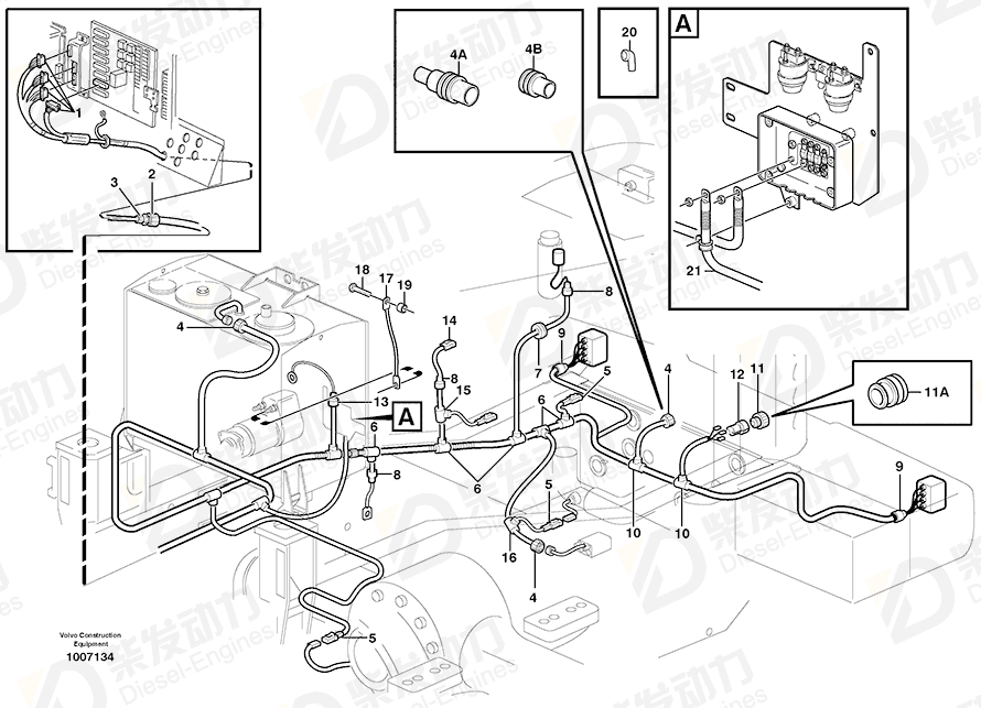 VOLVO End sleeve 4803713 Drawing