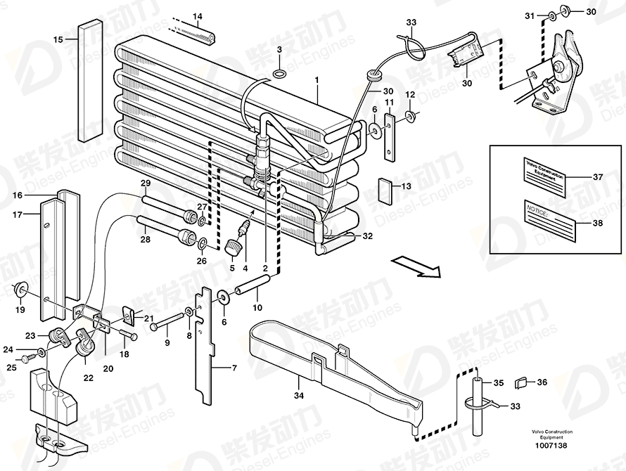 VOLVO Decal 11164569 Drawing