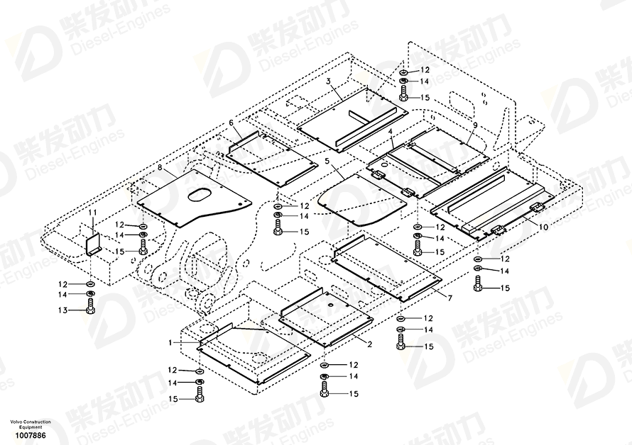 VOLVO Cover 14500824 Drawing
