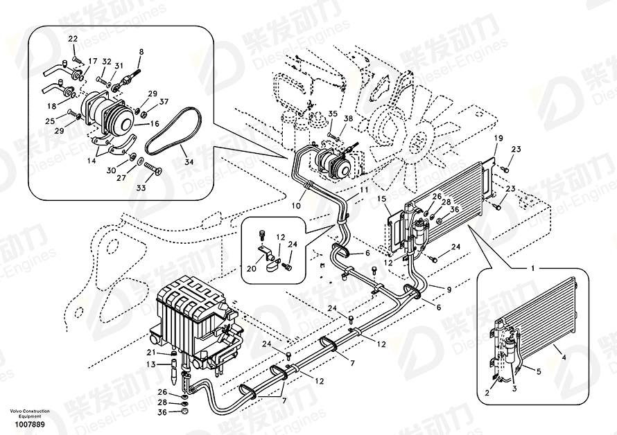 VOLVO Bracket 14514334 Drawing