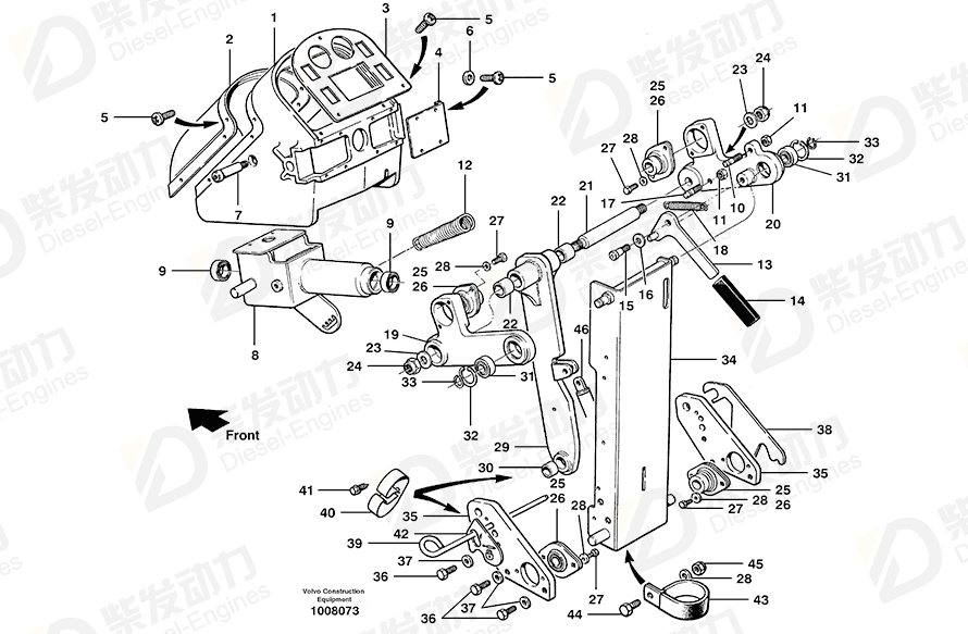 VOLVO Toothed washer 967599 Drawing