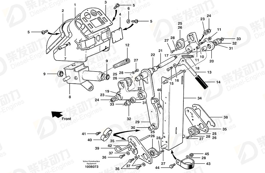 VOLVO Toothed washer 967599 Drawing VOLVO Toothed washer 967599 Drawing