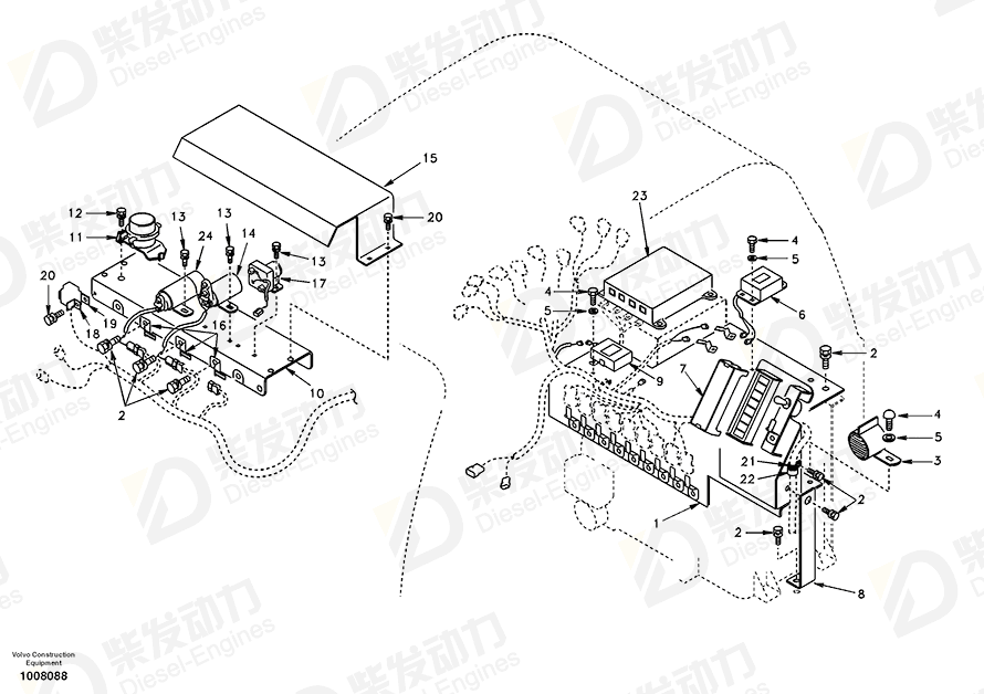 VOLVO Cover 14529105 Drawing