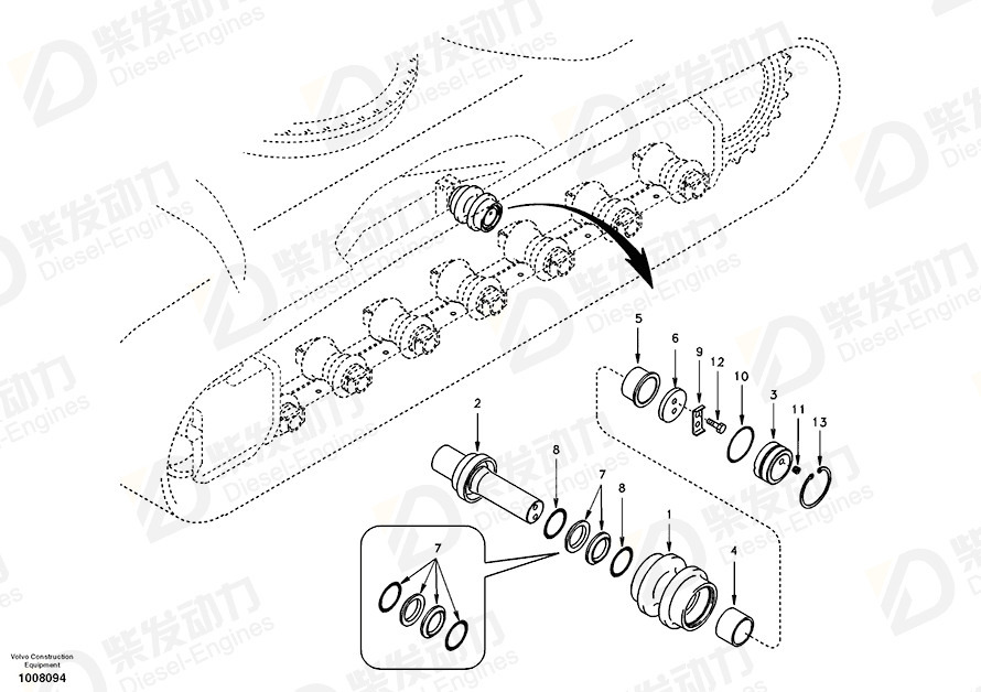 VOLVO Shell SA1181-00180 Drawing